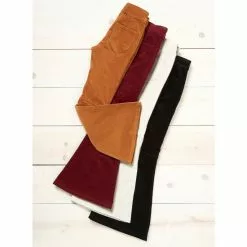 Budget ⌛ Chelsea & Violet Girls Big Girls 7-16 Pull-On Corduroy Flared Pant Ivory 🥰 -Chelsea Violet Sales unnamed file 80