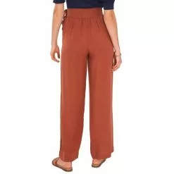 Budget 🤩 Chelsea & Violet Woven Straight Leg Pocketed High Waisted Pants Copper Brown ✨ -Chelsea Violet Sales unnamed file 814