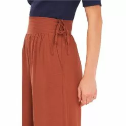 Budget 🤩 Chelsea & Violet Woven Straight Leg Pocketed High Waisted Pants Copper Brown ✨ -Chelsea Violet Sales unnamed file 816