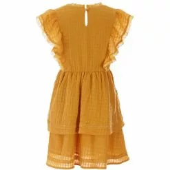 New 🎉 Chelsea & Violet Big Girls 7-16 Lace Detail Ruffle Tiered Dress Light Clay 👍 -Chelsea Violet Sales unnamed file 841