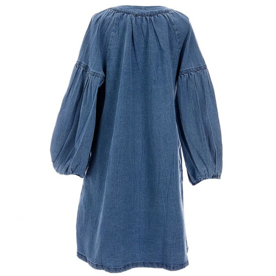 New 👍 Chelsea & Violet Girls Big Girls 7-16 Chambray Long Sleeve Dress Blue 😉 4 New 👍 Chelsea & Violet Girls Big Girls 7-16 Chambray Long Sleeve Dress Blue 😉 - Image 2