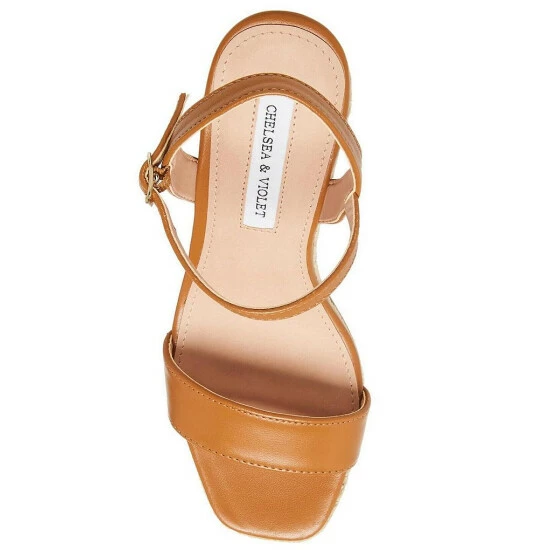 Deals π Chelsea & Violet Melanie Espadrille Wedge Sandals Summer Beige π 8 Deals π Chelsea & Violet Melanie Espadrille Wedge Sandals Summer Beige π - Image 6