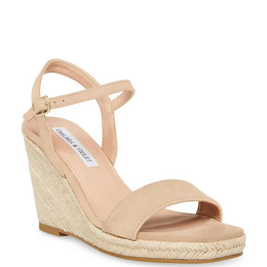 Deals π Chelsea & Violet Melanie Espadrille Wedge Sandals Summer Beige π 11 Deals π Chelsea & Violet Melanie Espadrille Wedge Sandals Summer Beige π - Image 9
