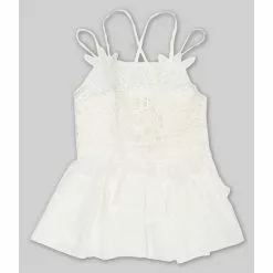 Wholesale 🤩 Chelsea & Violet Girls Big Girls 7-16 Sleeveless Square Neck Woven Lace Tiered Tank Top Pink 🧨 -Chelsea Violet Sales unnamed file 931