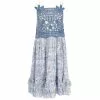 Promo ✨ Chelsea & Violet Big 🛒 Girls 7-16 Sleeveless Square Neck Smocked Back Lace Trim Ruffle Hem Printed 😀 Dress Blue ⌛ -Chelsea Violet Sales unnamed file 955