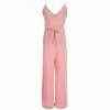Cheapest ⌛ Chelsea & Violet 🎉 Girls Big ❤️ Girls 7-16 Sleevless V-Neck Tie-Waist Jumpsuit Pink ⌛ -Chelsea Violet Sales unnamed file 970