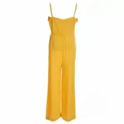 Cheapest ⌛ Chelsea & Violet 🎉 Girls Big ❤️ Girls 7-16 Sleevless V-Neck Tie-Waist Jumpsuit Pink ⌛ -Chelsea Violet Sales unnamed file 973