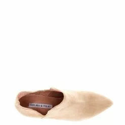 Best Pirce ⌛ Chelsea & Violet Rubi Suede Pointed Toe Dip Ankle Booties Sand ⭐ -Chelsea Violet Sales unnamed file 98